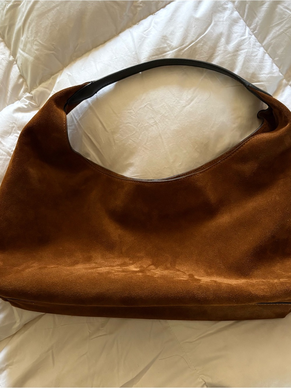 Madewell Bag Leather Suede Shoulder Hobo NEW - Picture 5 of 9